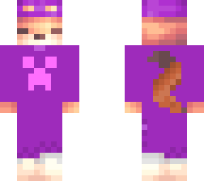purple hoodie fox