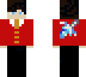 simple red suit guy