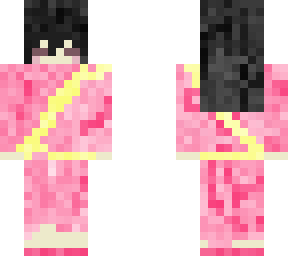 cherry blossom komono white with black hair (fixed)