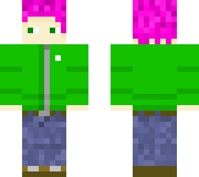 pink hair girl