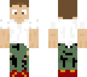 purpledragon30 white t-shirt and messy pants steve style