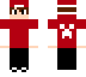red boy with hat