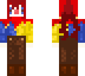 red haired clown
