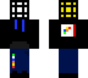 rubik's cube person