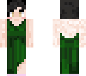 woman green