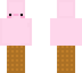 axolotl but an ice creme cone