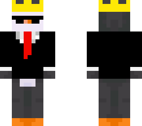 banana  penguin in a suit