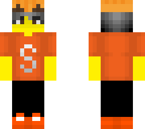 male - skindex outfit - pumpkin hat