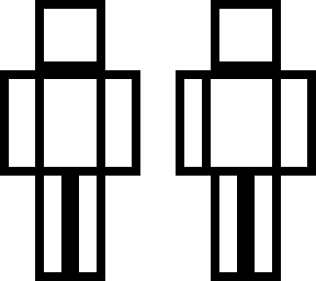 outlined skin template