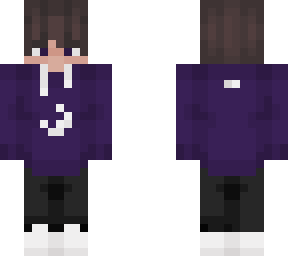 purple hoodie boy