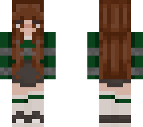 brown hair slytherin girl