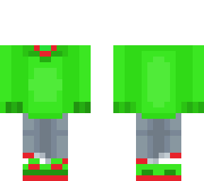 green sweater template