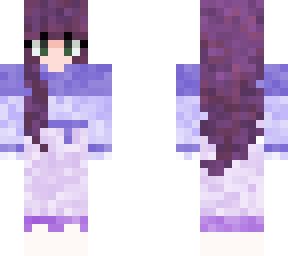 purple hoodie girl