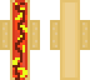 bafflens hot dog but with ketvhup and mustard