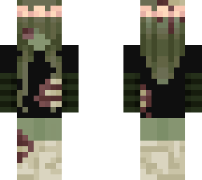 zombie girl with crown and black top