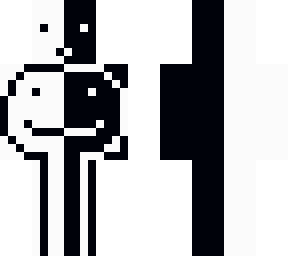 black and white -