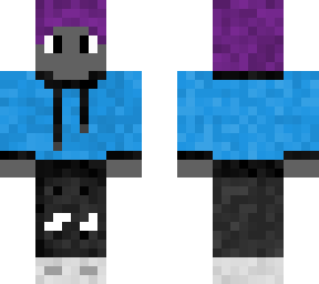 blue hoddie