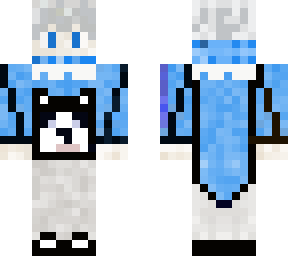 blue panda boy