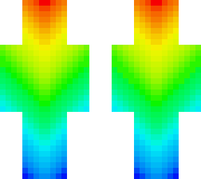 melting rainbow dude