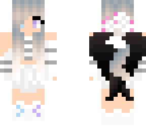 wolf girl w/ black wings (edit)