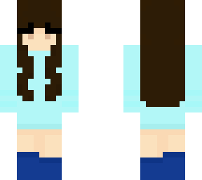 blue girl