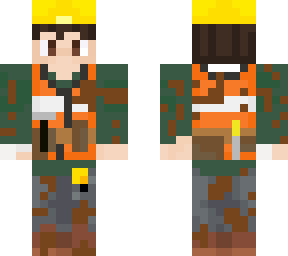 builder skin with mud