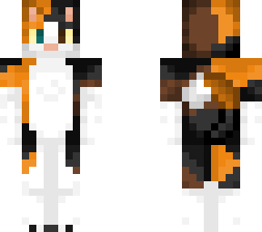 calico cat (different tail)