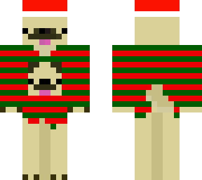 christmas pug