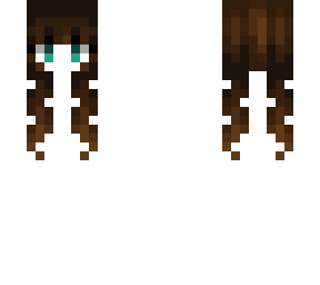 female hb - dark brown pigtails fade