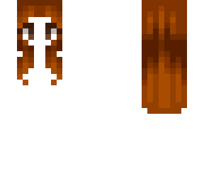 female hb - short & long ginger brown fade