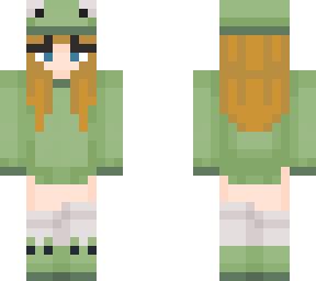 frog girl blonde
