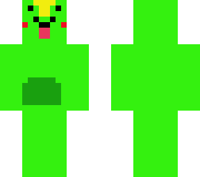 frog with yellow arow