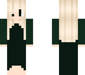 green dress