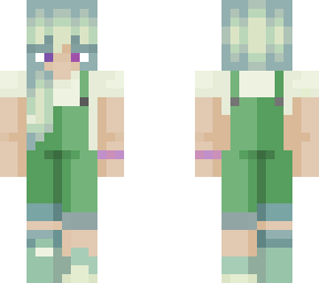 lila green overalls