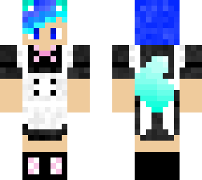 maid dress seafoam panda re-edited