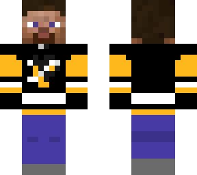 Pittsburgh Penguins Home Jersey | Minecraft Skin