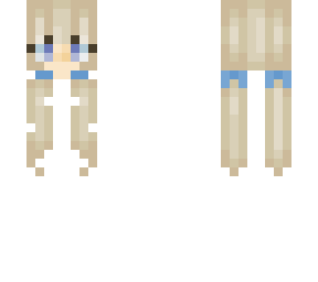 blonde pigtails hair base
