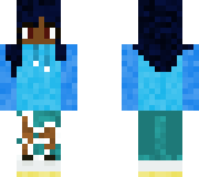 blue girl