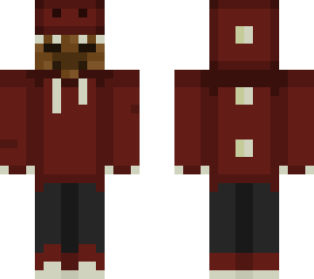 capybara w/ dino hoodie red