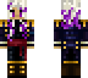 kriss skin white hair