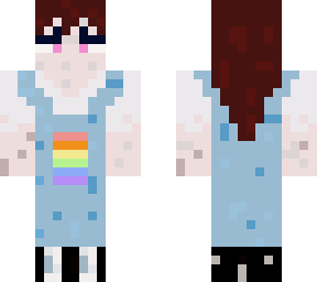 rainbow overalls