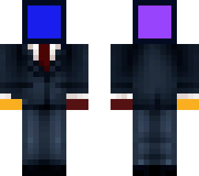 rubix cube in a suit (reuploaded)
