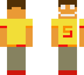 s name in yellow,red,gray and orange combation