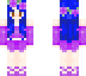 blue and purple