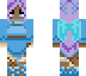 blue birb girl