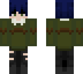 blue hair and pronouns