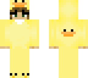 girl in duck costume