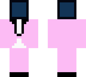 pink fancy blue man