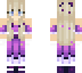 purple dress