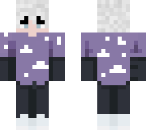 white haired boy